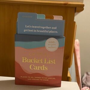 Couples Bucket List Cards - Multicolor